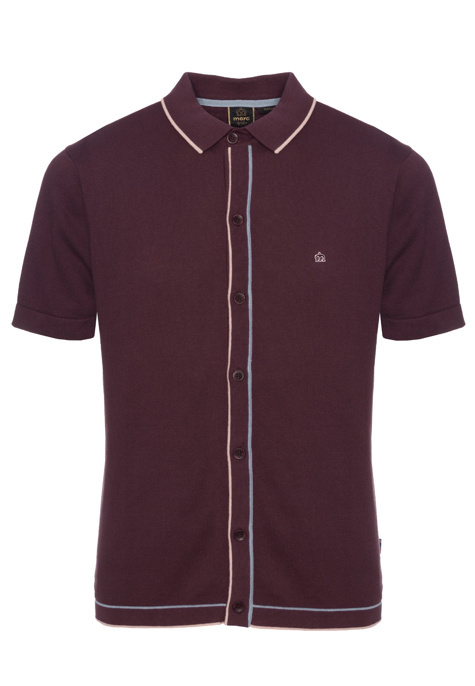 Devon Knited Polo Shirt - Merc London