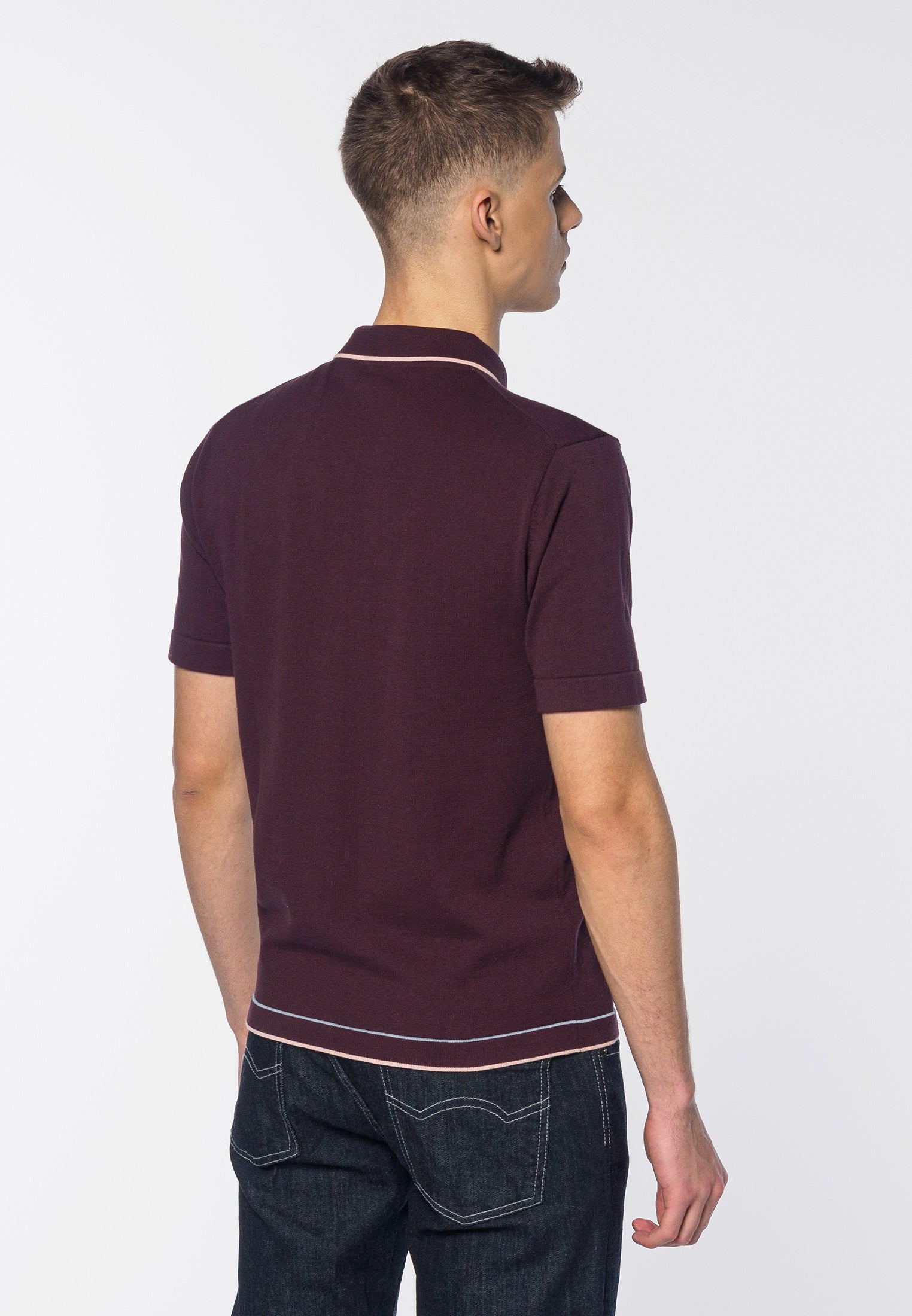 Devon Knited Polo Shirt - Merc London