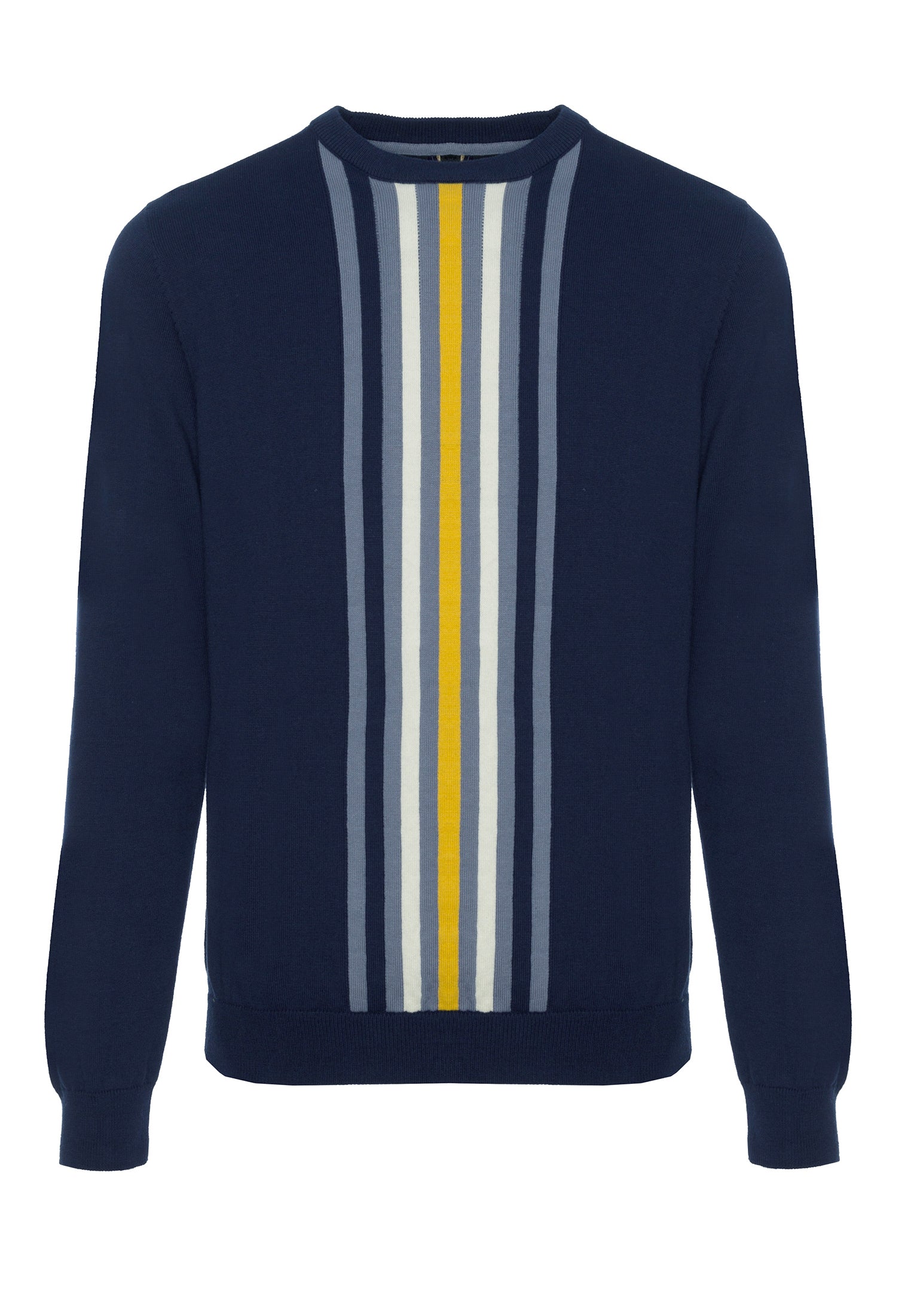 colour_Navy|Woburn Jumper - Merc London