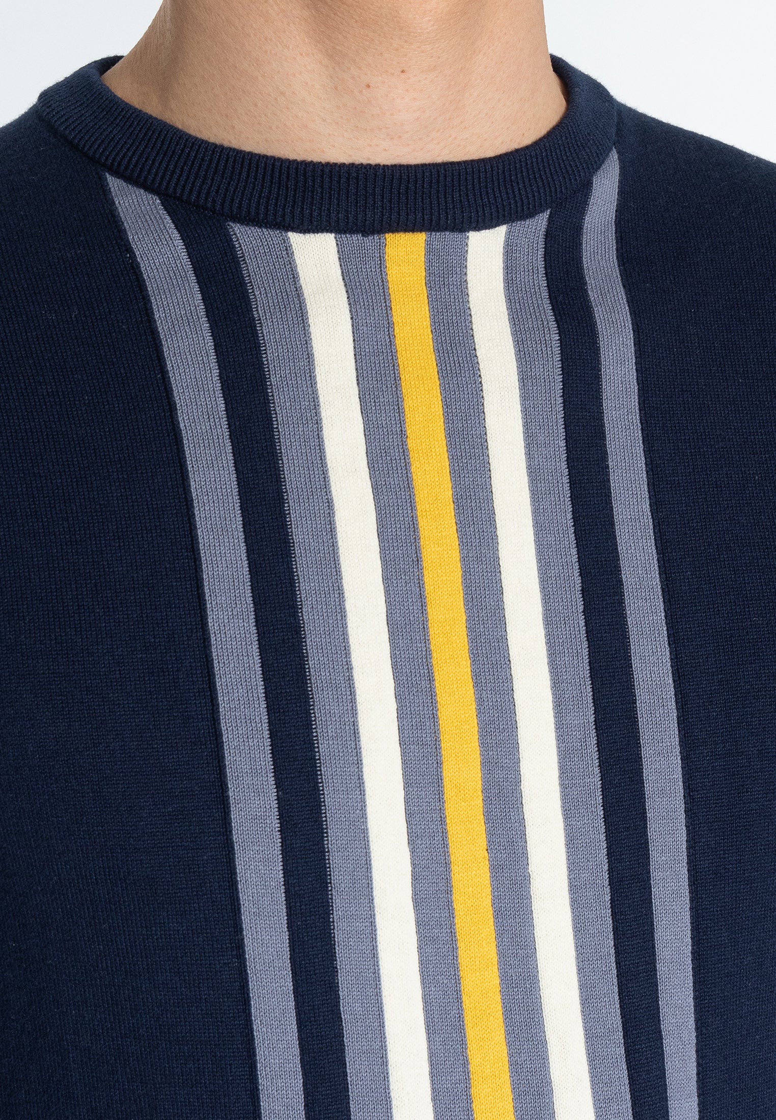 colour_Navy|Woburn Jumper - Merc London