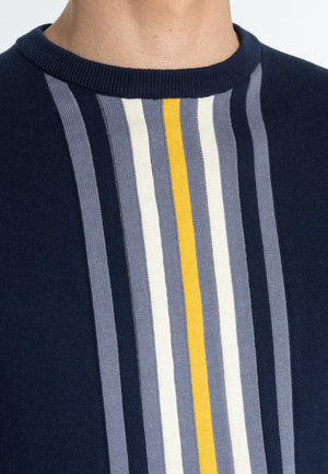 colour_Navy|Woburn Jumper - Merc London