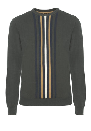 colour_Dark Sage|Woburn Jumper - Merc London