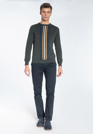 colour_Dark Sage|Woburn Jumper - Merc London