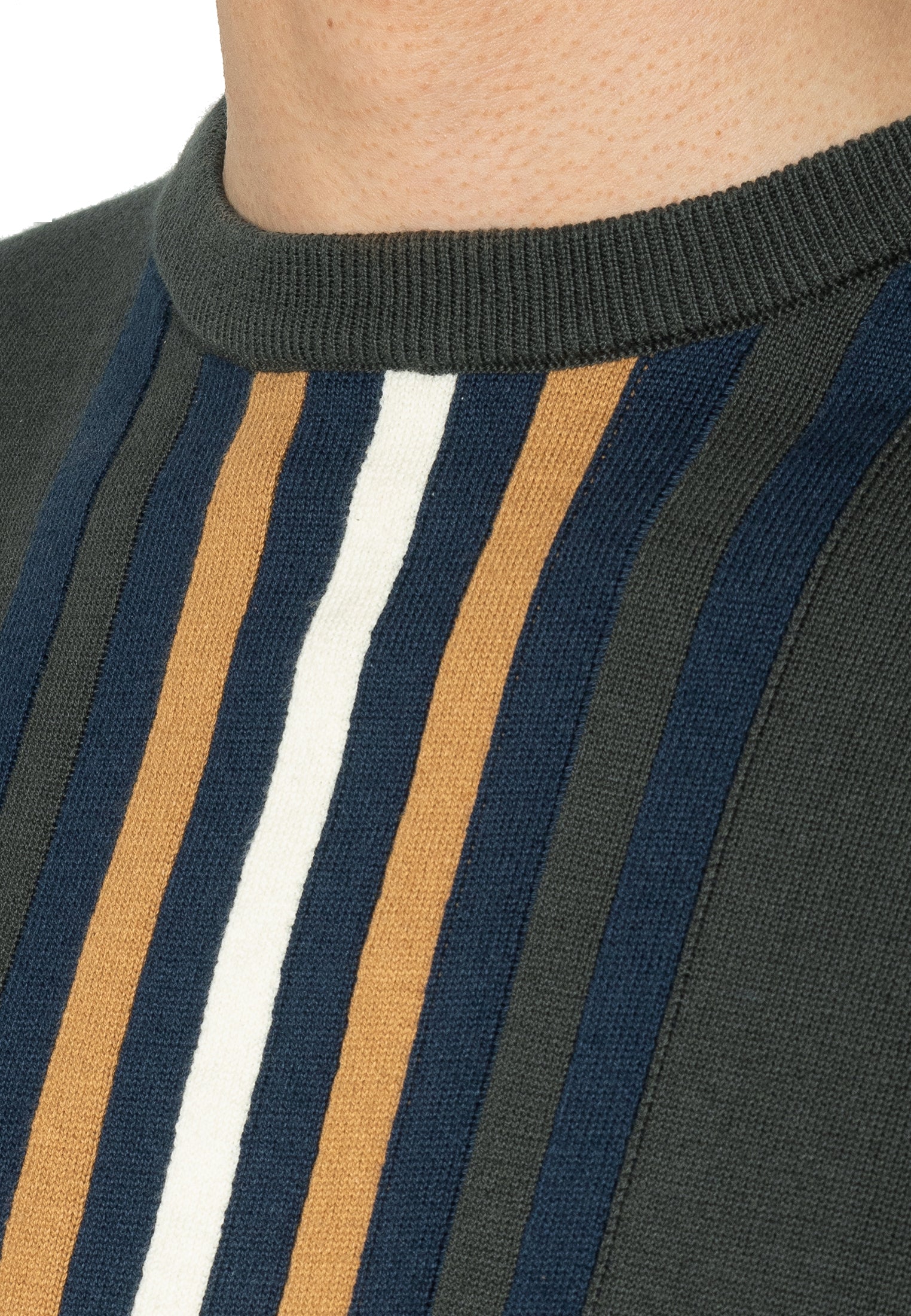 colour_Dark Sage|Woburn Jumper - Merc London