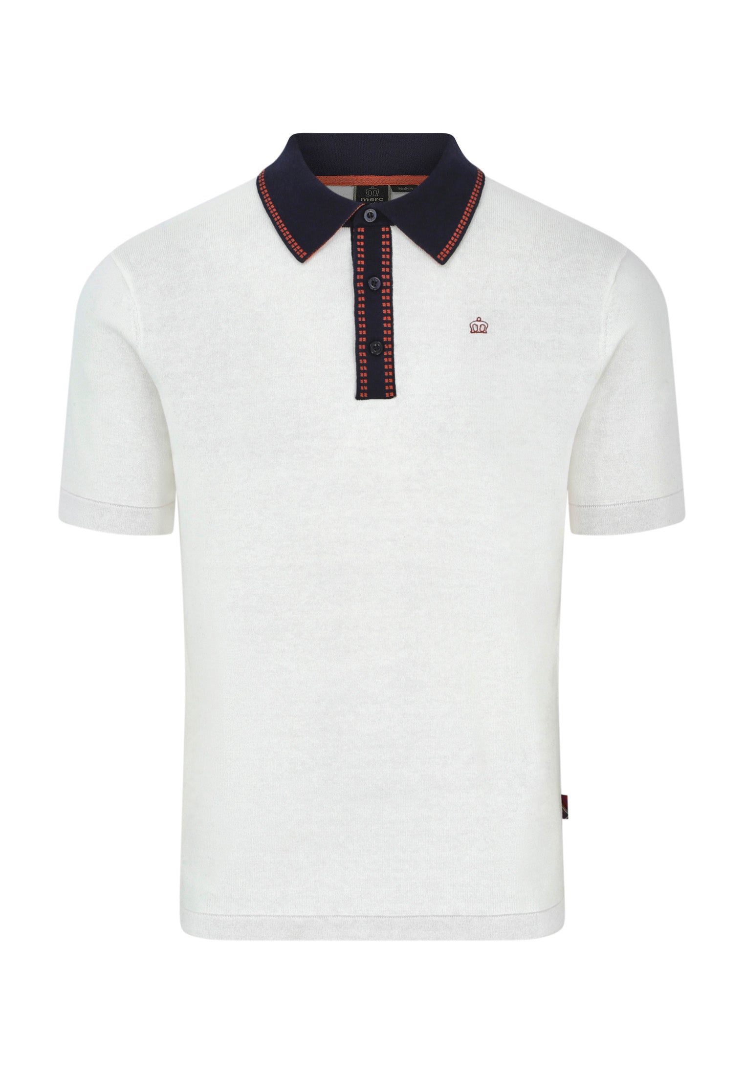 Merc London Ansty Knitted Polo Shirt