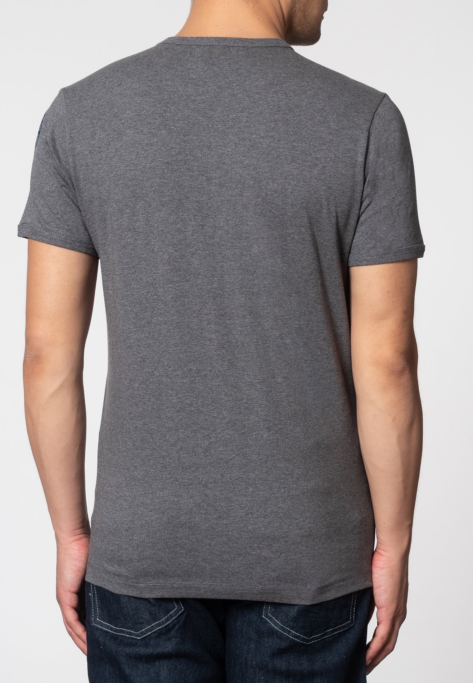 colour_Mineral Marl|Ticket T-Shirt - Merc London
