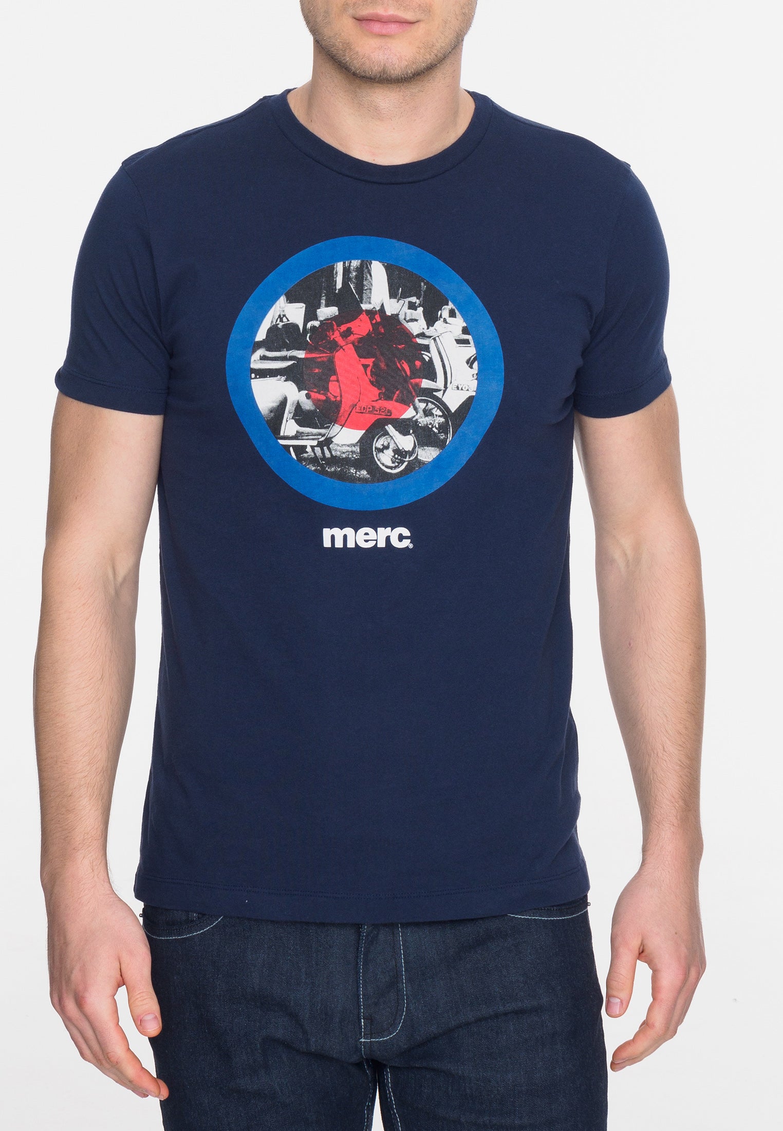 colour_Navy|Granville T-Shirt - Merc London