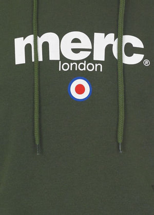 colour_Dark Khaki|Pill Hoodie Sweatshirt - Merc London