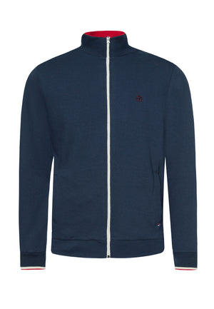 colour_Navy|Truman Track Top - Merc London