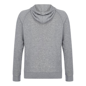 colour_Grey Marl|Hainton Zip Up Hoodie - Merc London