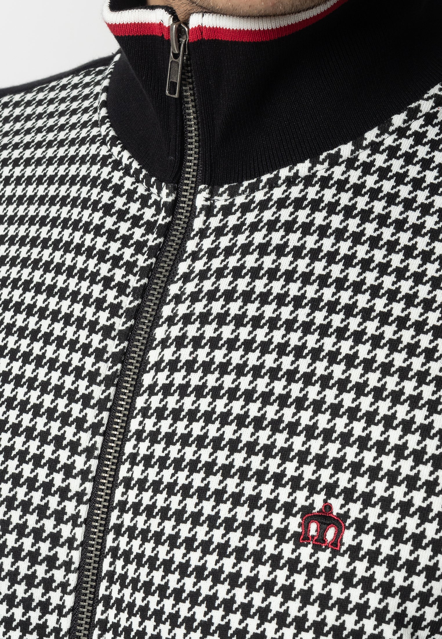 colour_Black|Willow Doogtooth track-top - Merc London