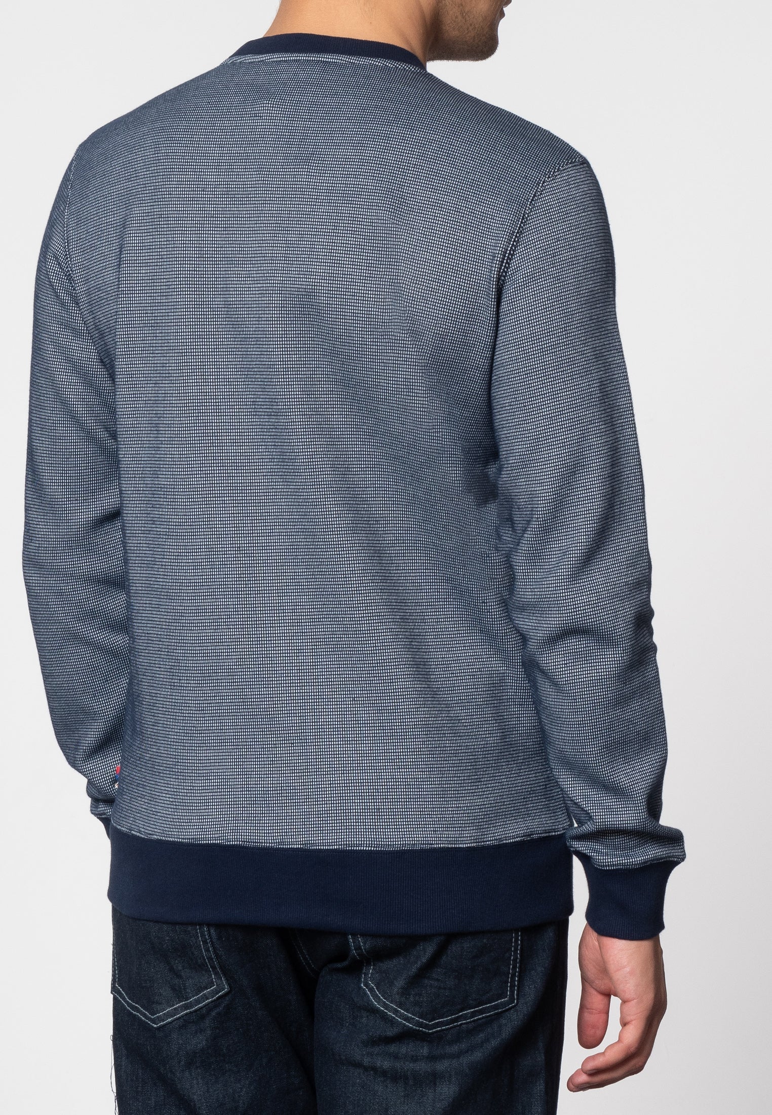 colour_Navy|Shelton sweatshirt - Merc London