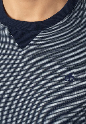 colour_Navy|Shelton sweatshirt - Merc London