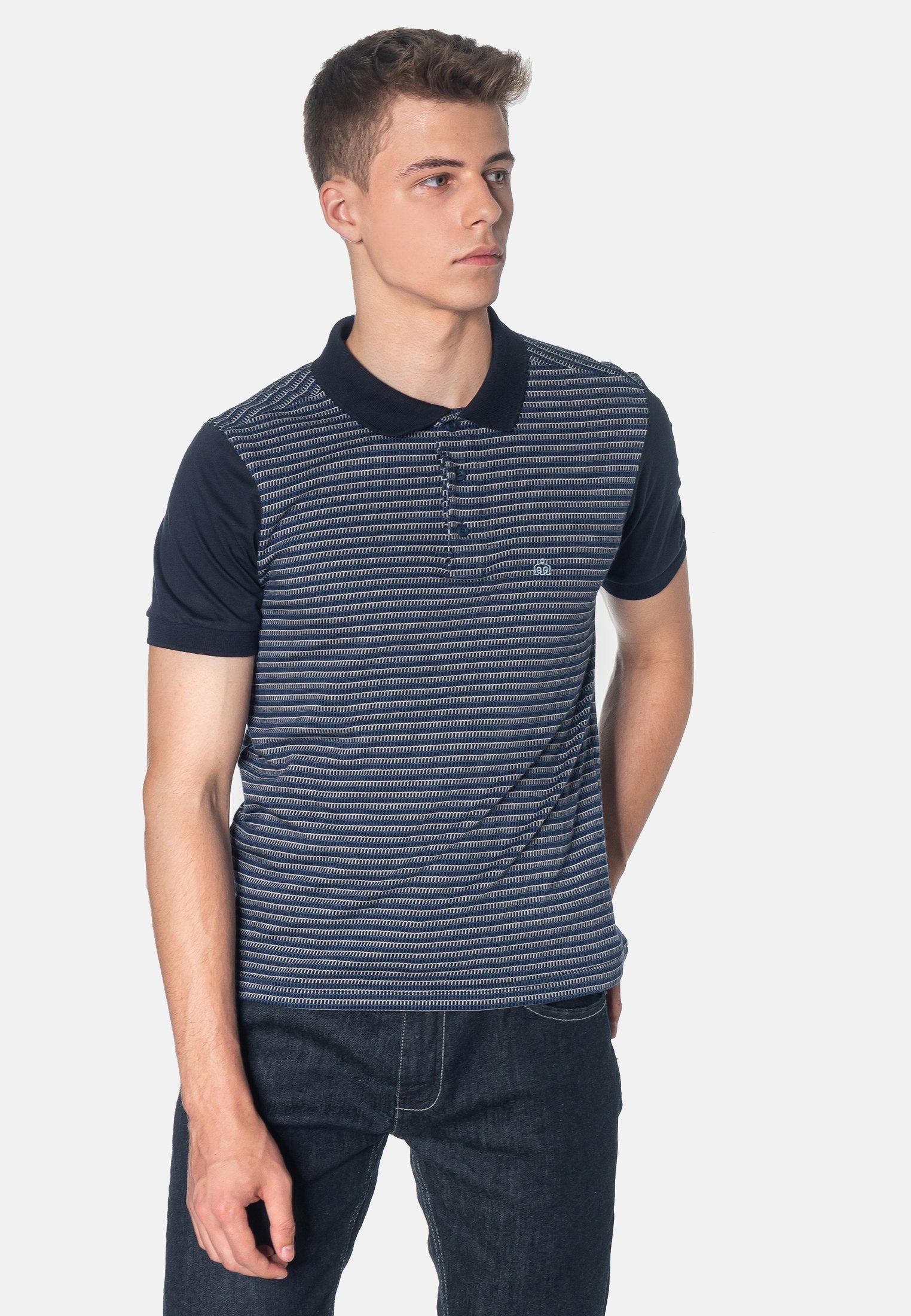 Clifford Stripes Polo Shirt - Merc London