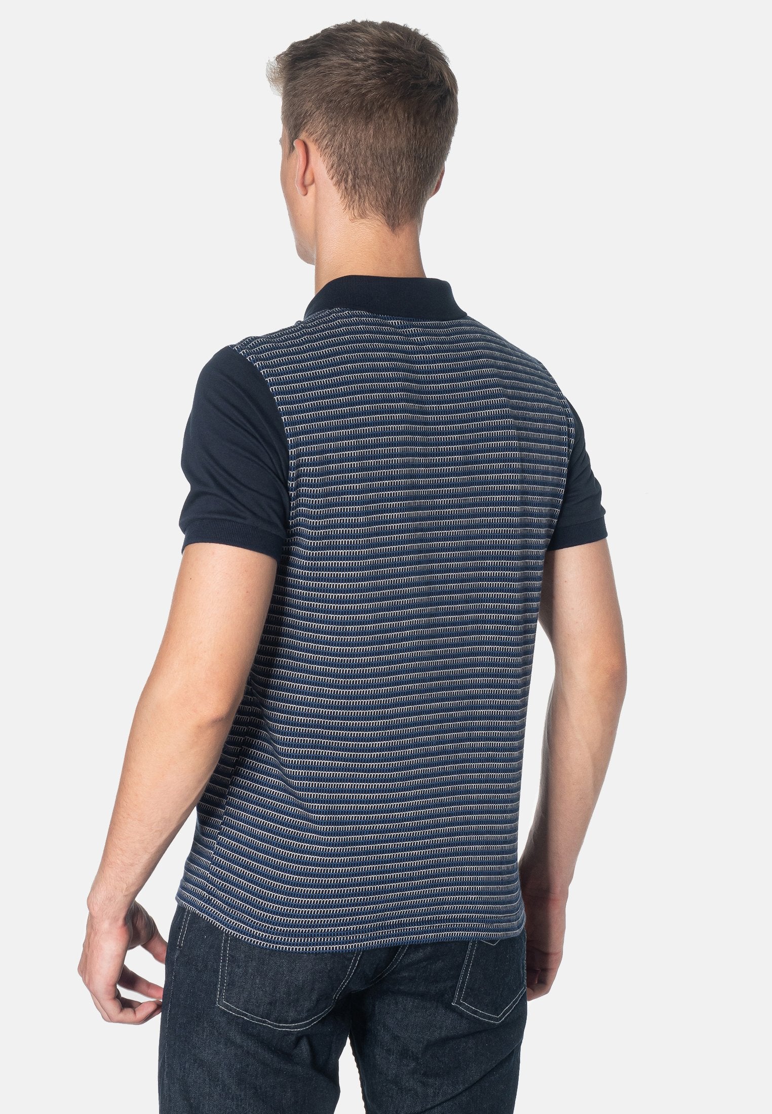 Clifford Stripes Polo Shirt - Merc London