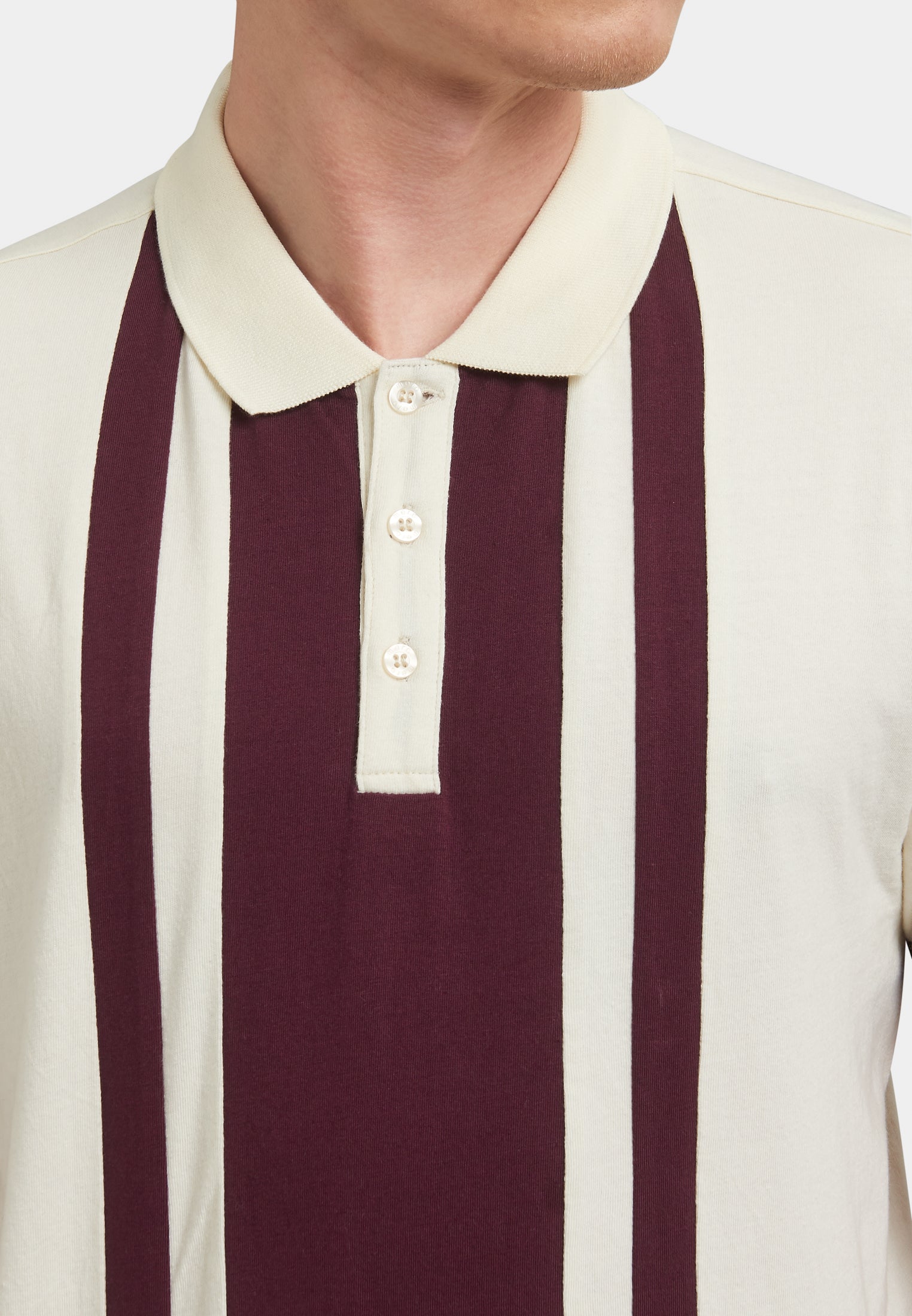 Fry Stripes Polo Shirt Detail - Merc London