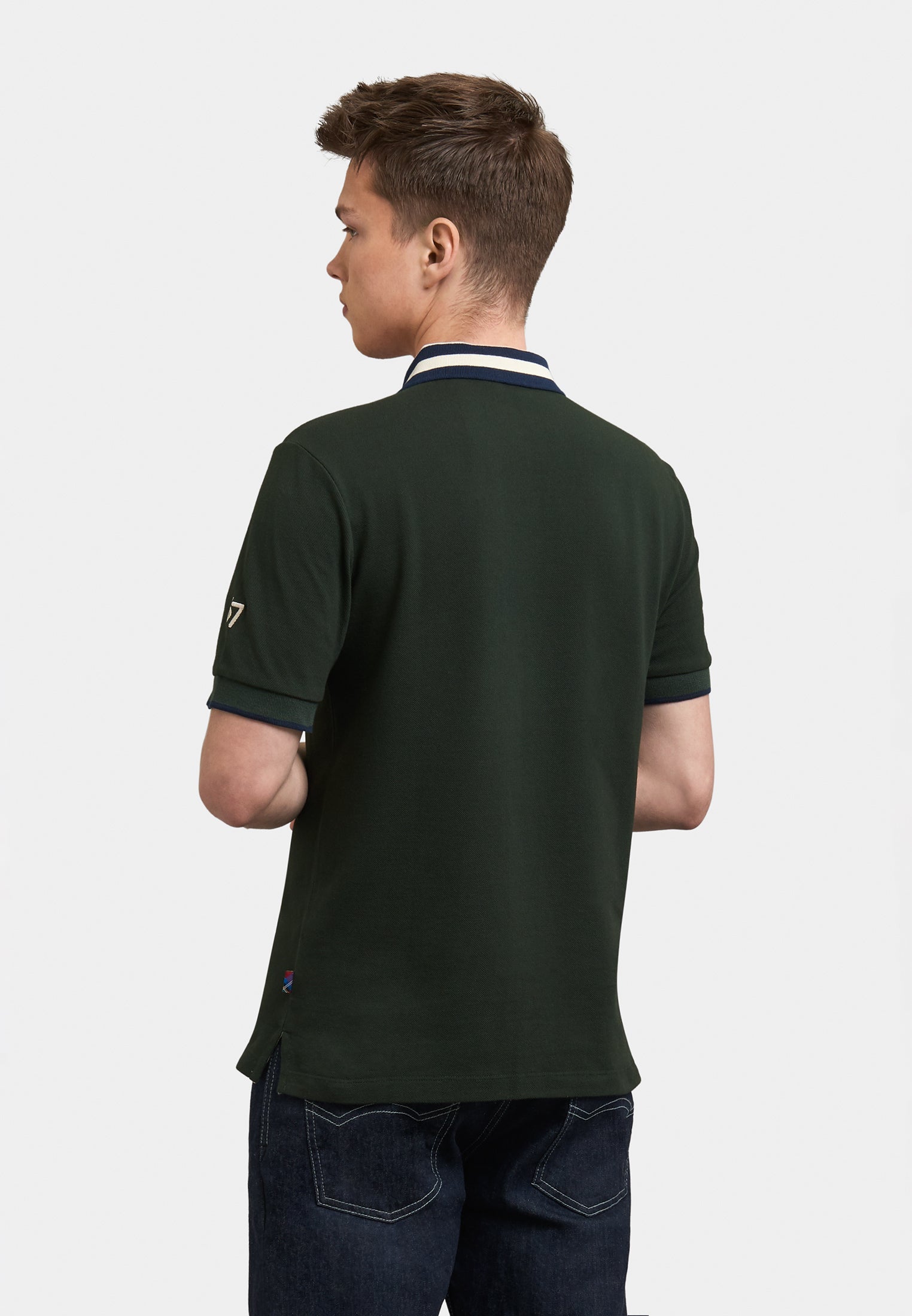 Folly Plain '67 Polo Shirt Back - Merc London