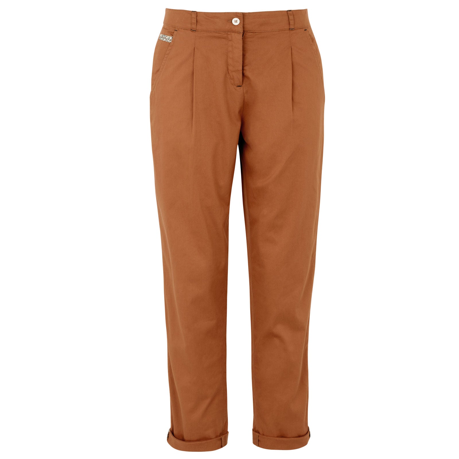 colour_Tan|Bernice Trouser - Merc London