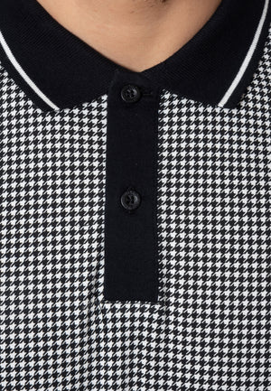colour_Black|Corona Polo Shirt - Merc London