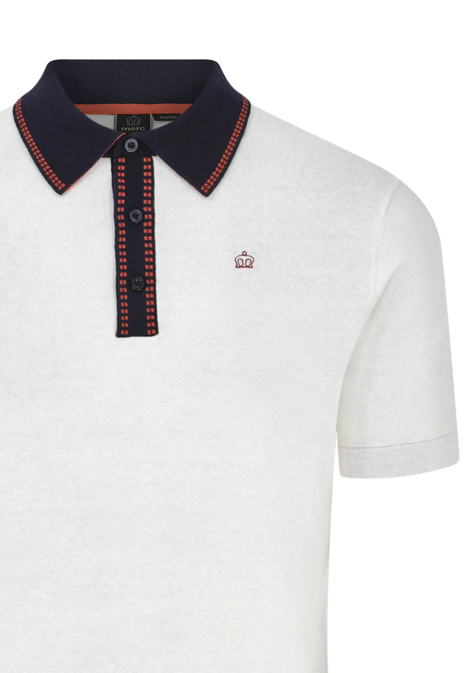Merc London Ansty Knitted Polo Shirt