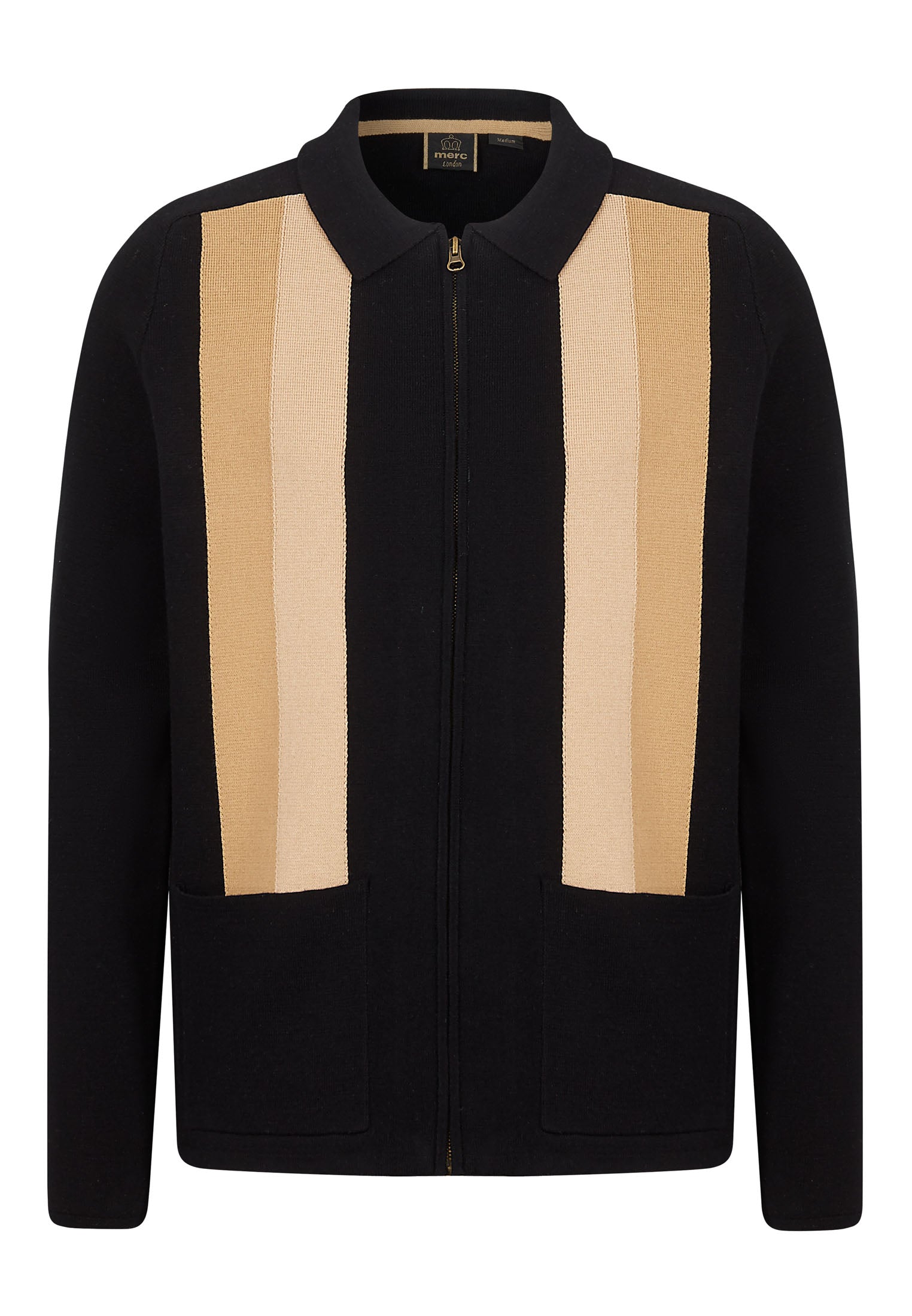 Ripon Zip Through Cardigan - Merc London