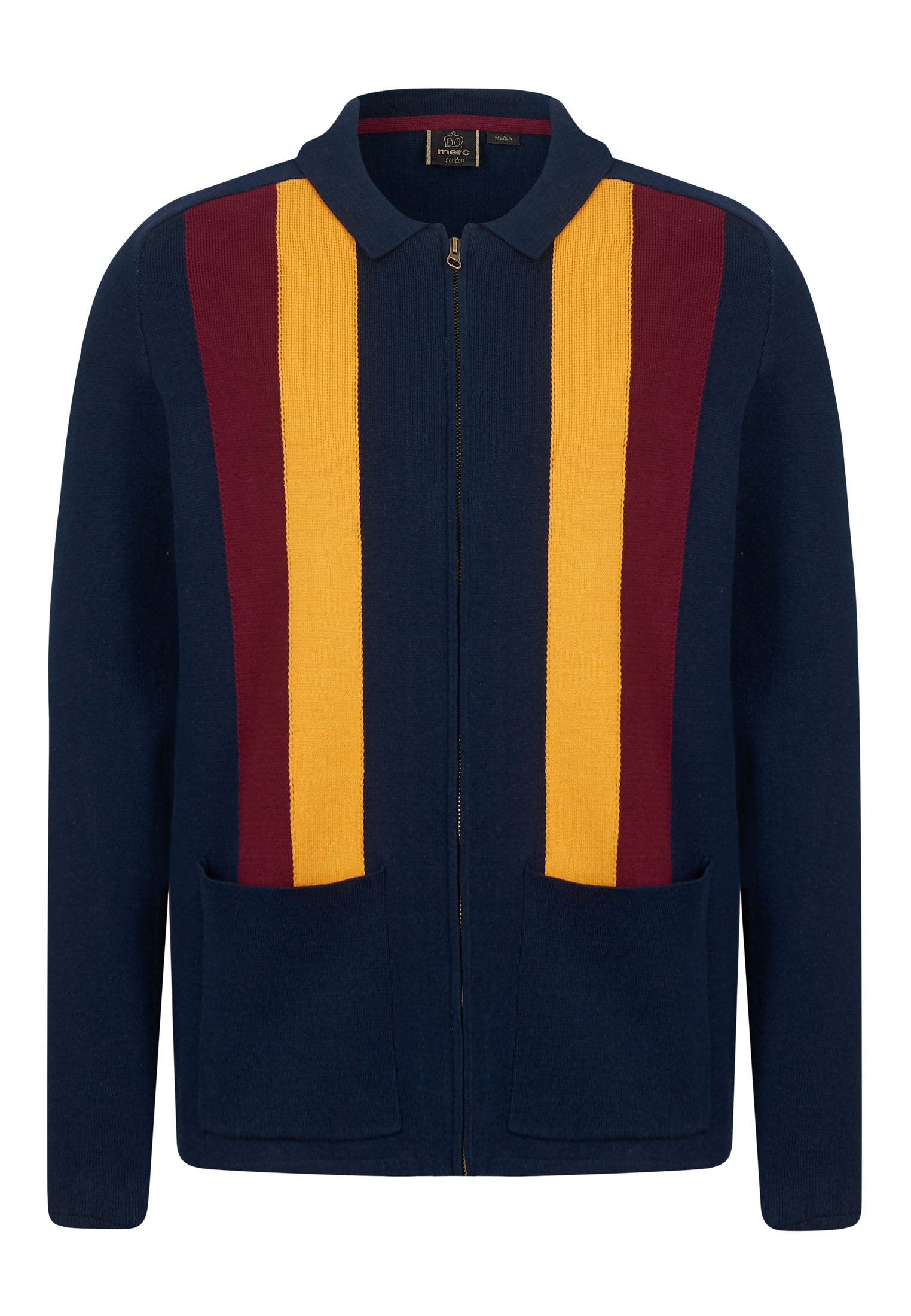 Ripon Zip Through Cardigan - Merc London