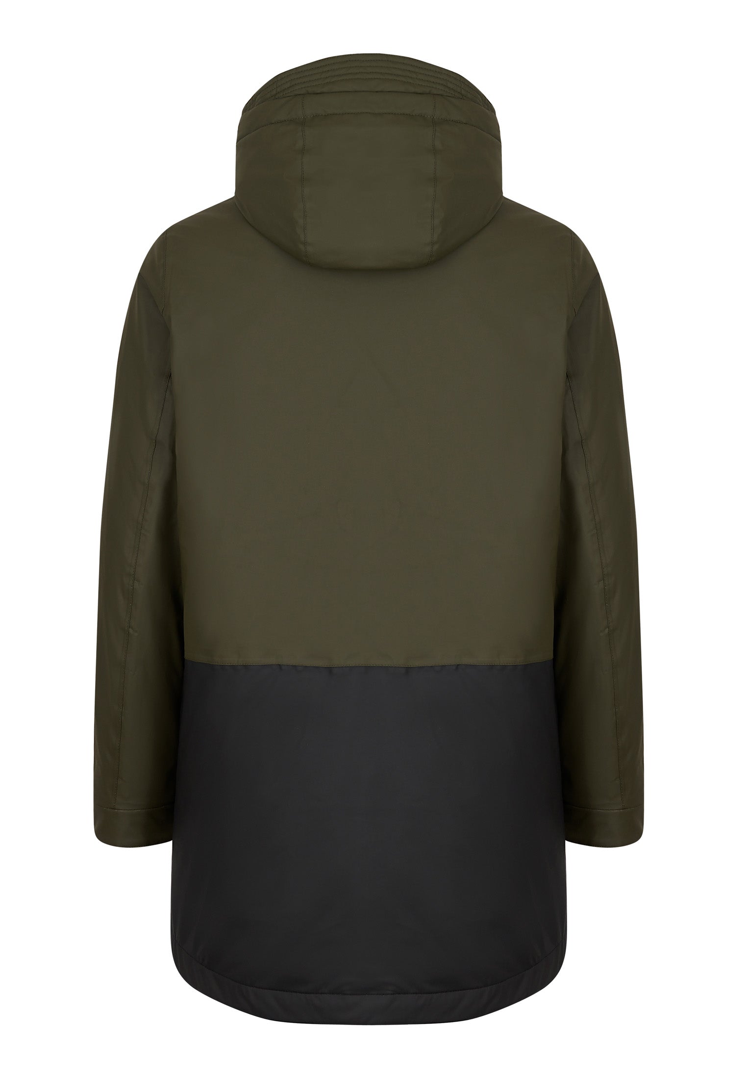 Stornoway Seam Sealed Waterpoof Technical Padded Green Parka Back