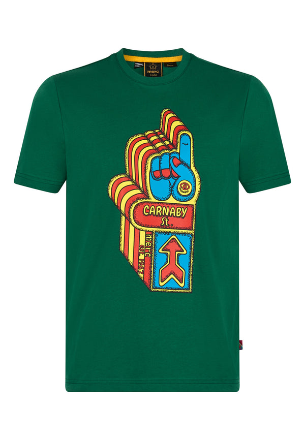 Colour_Green|Cutter Organic Cotton Merc x Phigment Carnaby Street T-Shirt 