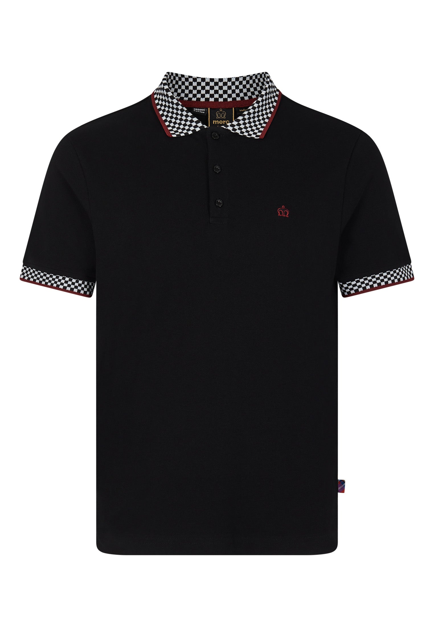 Garfield Ska Mens Polo Shirt In Black