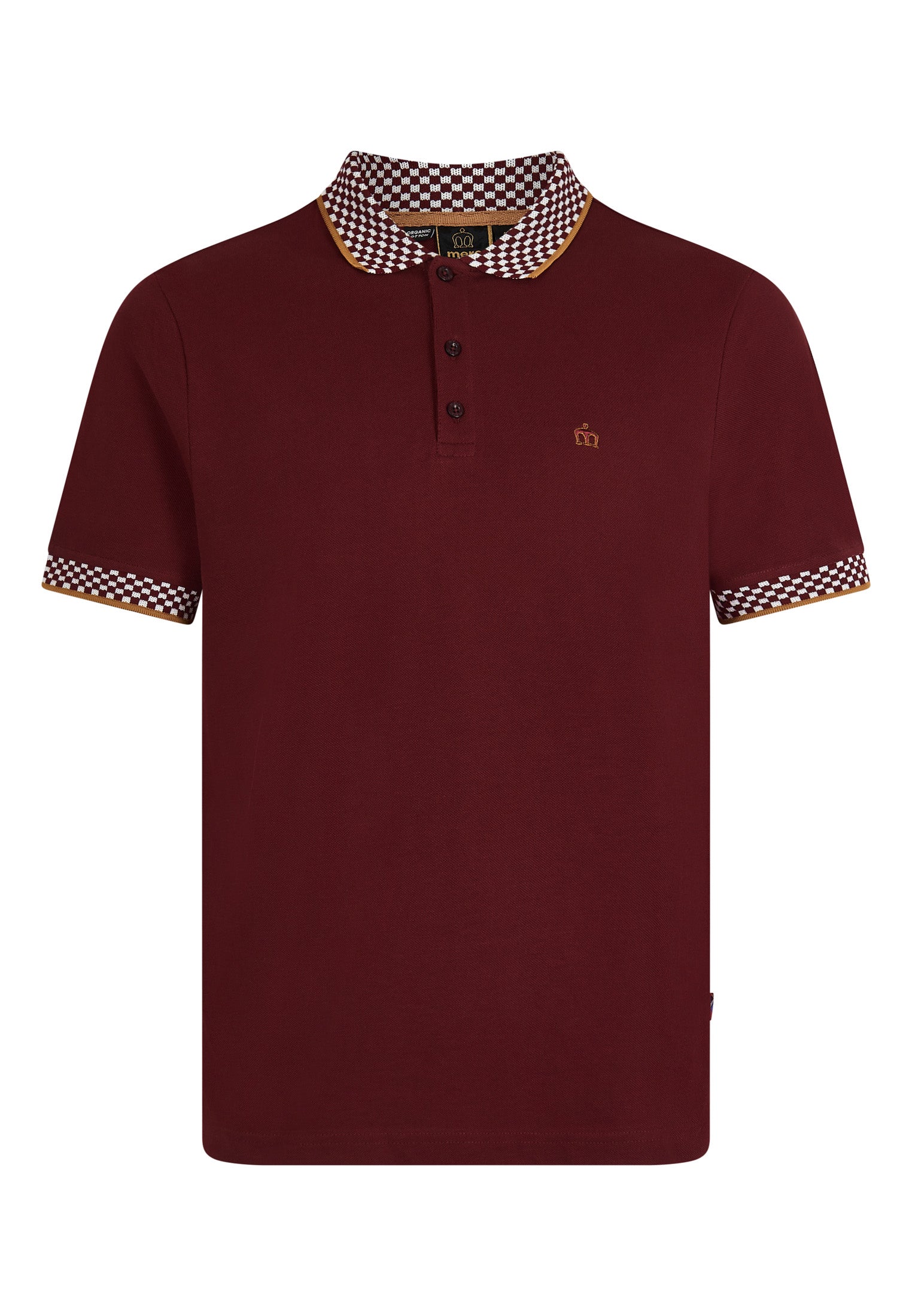 Garfield Ska Mens Polo Shirt In Wine