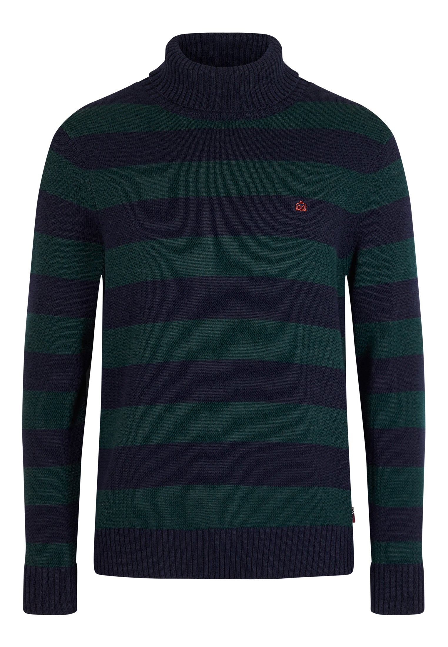 Owencroft Turtle Neck Mens Jumper In Navy